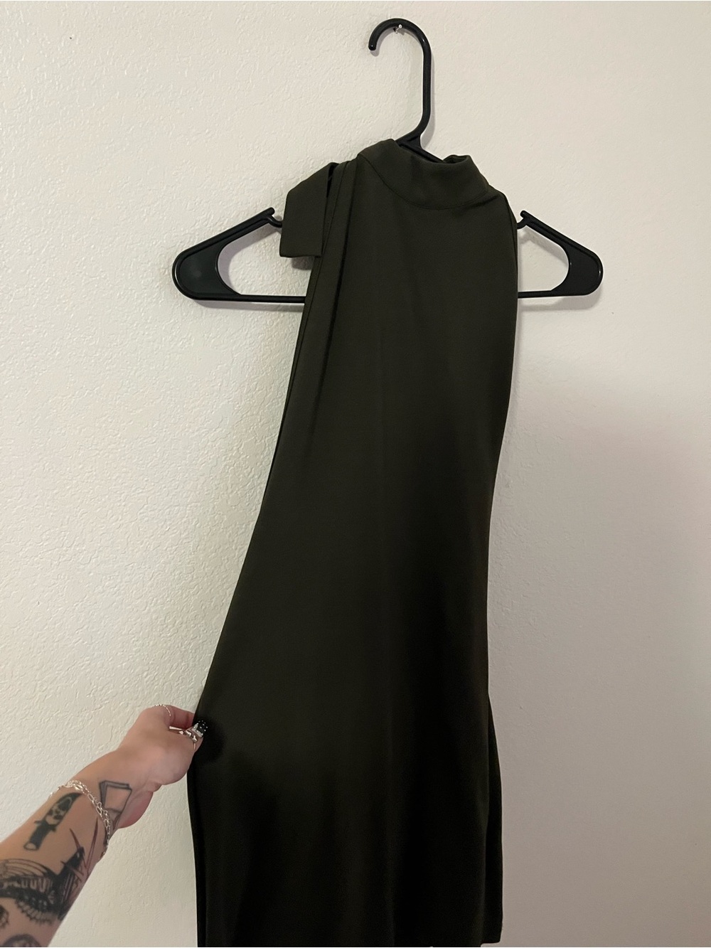 Finesse backless halter dress
